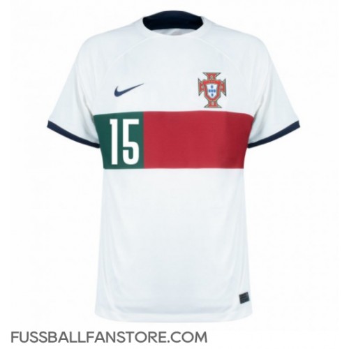 Portugal Rafael Leao #15 Replik Auswärtstrikot WM 2022 Kurzarm